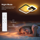 20W Square Acrylic LED Ceiling Lamp, Infinite Dimming with Remote Control LED Ceiling Light for Bedroom, Living Room, Corridor