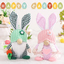 1/2Pcs Rabbit Ear Dwaft Handmade Cotton Ornaments Easter Faceless Gnomes Bunny Household Decoration for Spring Holiday Party