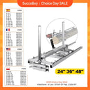 SucceBuy Chainsaw Mill Planking Milling 24 36 48 In Guide Bar Wood Lumber Cutting Portable Sawmill Aluminum Steel Chain Saw Mill