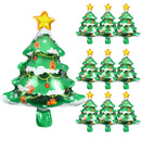 15/5PCS Santa Claus Foil Balloons Mini Christmas Tree Gingerbread Man Balloon 2025 Xmas New Year Holiday Decoration Kids Favors