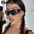Y2k Sports Polarized Sunglasses Women 2024 Trend Punk Sun Glasses For Men Goggles Luxury Brand Fashion One Piece Sunglass Shades