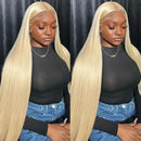 250 Density Human Hair Wigs Blonde 613 Lace Front Wigs 13x6 Straight Human Hair Lace Frontal Wig Brazilian Hair Wigs for Women