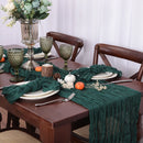 Event Designing Table Runner Cheese Cloth Gauze Crepe Rustic Wedding Party Decor Farmhouse Tabledecor House Warming Gift Easter