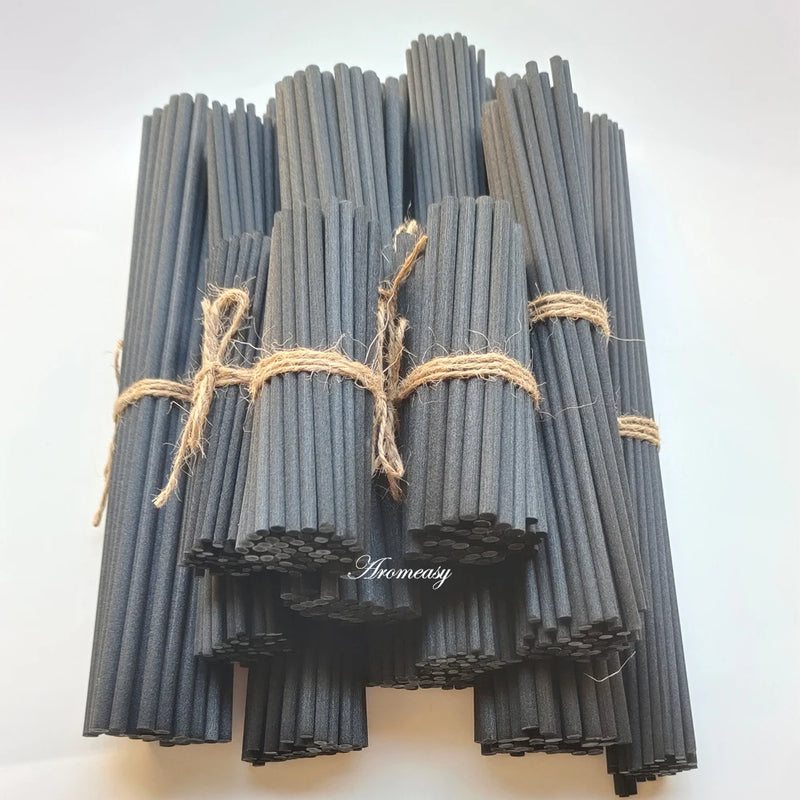 50pcs/lot D5/4/3mm L25/23/19/10cm Reed Diffuser Replacement Fiber Sticks Thick Rattan Sticks Aromatherapy Diffuser Refill Sticks