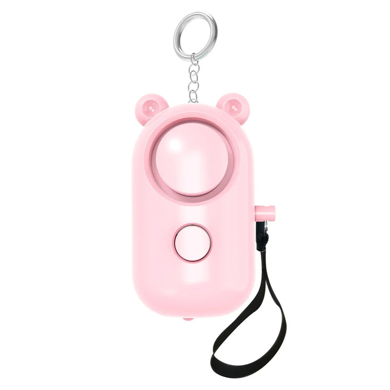 Ladies Self Defense Alarm Girls Ladies Security Protection Alarm Personal Safety Loud Screaming Keychain EmergencyCharging Siren