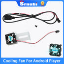 Srnubi 5V comes with iron bracket Car Radio Cooling fan for Android Multimedia Player head unit motherboard CPU cooling