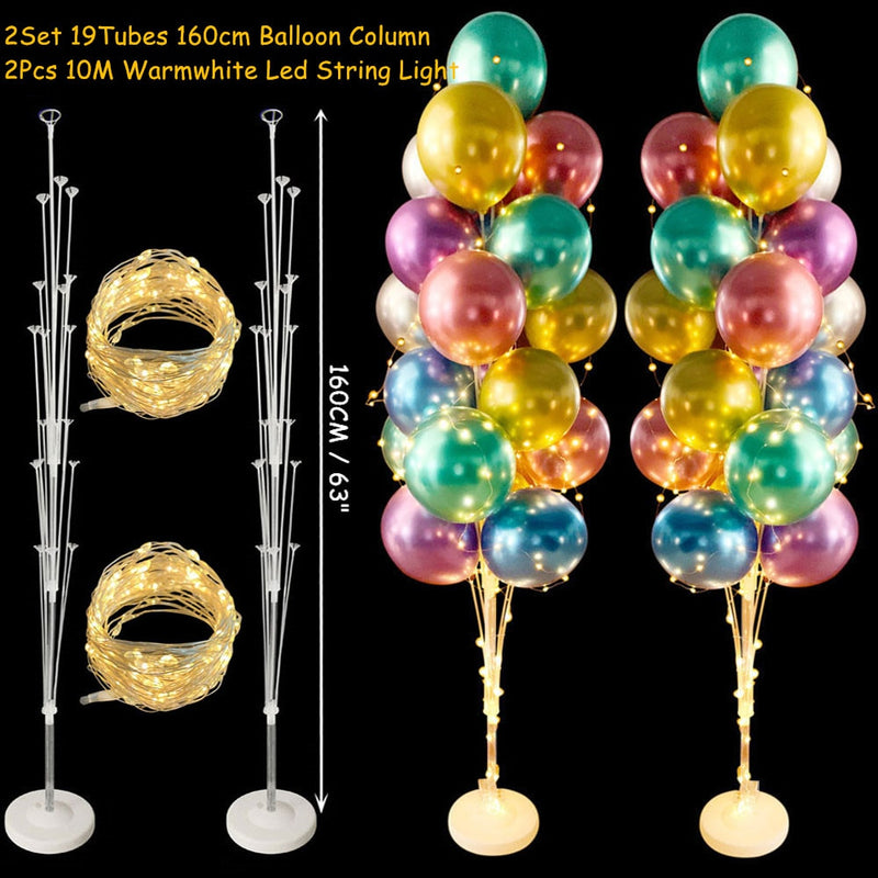 Birthday Party Balloon Stand Column Balloon Garland Wedding Birthday Party Decorations Adult Kids Balloon Box Ballon Accessories