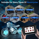 ANCEL MT700 OBD2 Motorcycle Scanner Full System Diagnostic Tool  Oil Reset ABS Bleeding ECU Coding Active Test for Motorcycle