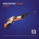 1200PCS Technical Emissible Winchester M1887 Shotgun Building Blocks Gun Model MOC Assemble Bricks Toys Birthday Gift For Kids