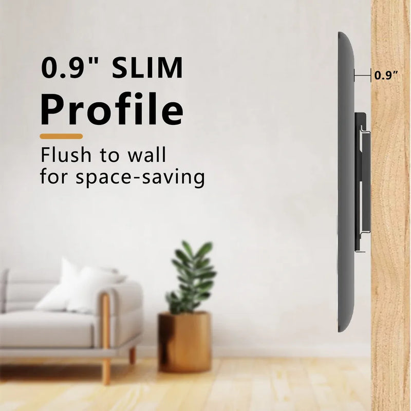 TV Wall Mount Bracket Low Profile Fixed for 14-42 Inch Flat Screen TVs & Monitors Universal TV Monitor Mount Max VESA 200x200mm
