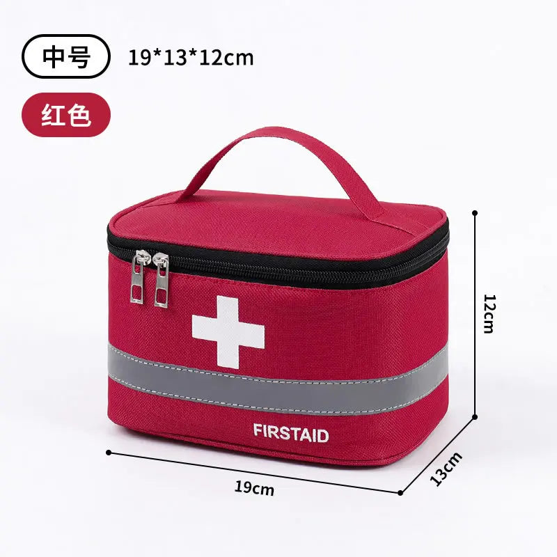 Home Large Medium Small First  Aid Kit Portable Medicine Prevention Kit Travel Outdoor Handheld Emergency Medicine Storage Bag