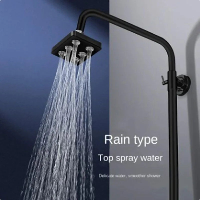 Square Magic Water Shower Head Rain Drenching Mode Suspension Type Whole Body Shower Large Area Home Bathroom Accessories Sets