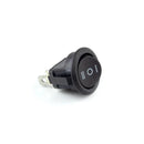 1Pcs ON/OFF Round Rocker Toggle Switch 6A/250VAC 10A 125VAC Power Switch Cap with Plastic Push Button Switch 2PIN 3PIN LED Light