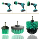 3pcs Drill Brush Attachment Set Power Scrubber Brush With Drill Scrub Brush For Cleaning Showers Tubs Bathroom Tile Grout Carpet