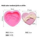 3D Heart-shaped Silicone Mold DIY Love Candle Soap Plaster Epoxy Making Chocolate Ice Cake Baking Tools for Valentine's Day Gift