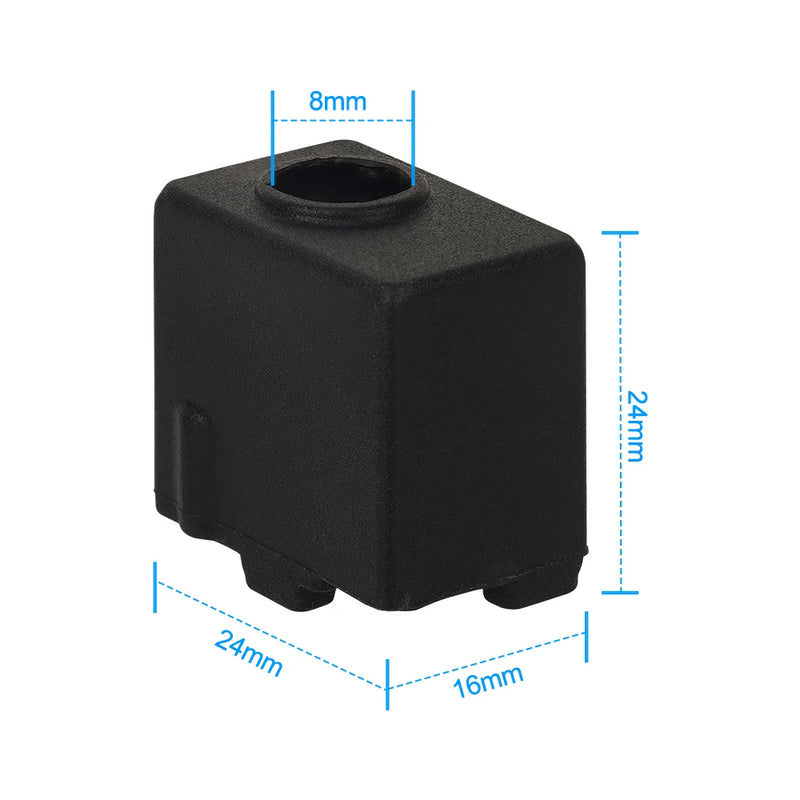 5pcs Silicone Socks For Anycubic Kobra 2 Pro Heating Block Cover Hotend Heat Insulation Case For Kobra2 Max/ Kobra2 Neo/Kobra2