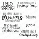 Spring Sentiment Clear Stamps 2024 New Easter Eggs Flowers Metal Cutting Dies Scrapbooking Supplies Greeting Card DIY Handmade