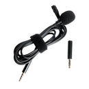 MICROPHONE LAPELA CONDENSER WITH ISOLANT FOAM THE NOISE CLEAR AND PROFESSIONAL CAPTATION