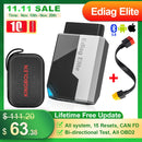 2026 New KINGBOLEN Ediag Elite Lifetime free Car Diagnostic Tools All system 15 Resets Bi-directional CAN FD Auto OBD2 Scanner
