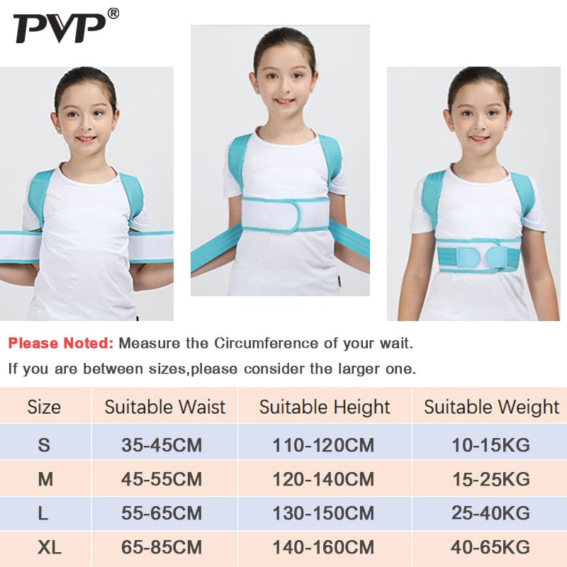 Adjustable Children Posture Corrector Back Support Belt Kids Orthopedic Corset For Kids Spine Back Lumbar Shoulder Braces Health