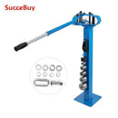 SucceBuy YP-38 Floor Mounted  Bender with 7 Dies Mutifunctional 44in Telescopic Rubber Handle Copper Steel Tube Bending Tool