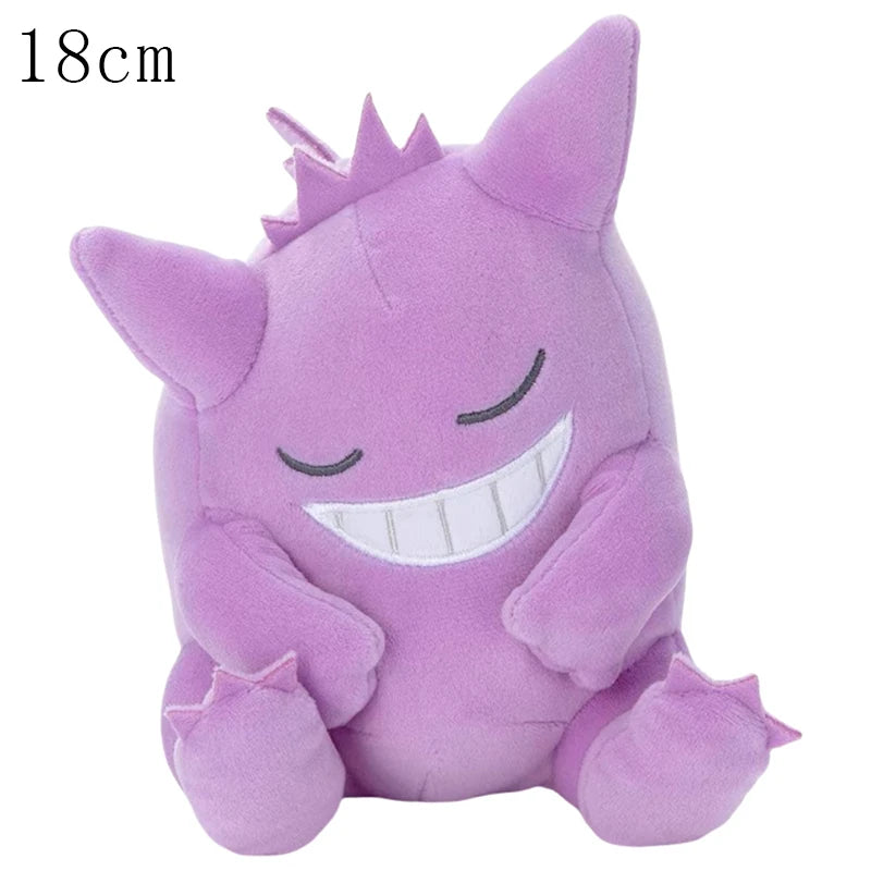 Cute Sleeping Pokemon Plush Toy Gengar Sprigatito Charizard Pachirisu Soft Cartoon Animals Stuffed Doll Gifts