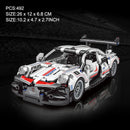 Technical Sports Cars, Automobile Pull Back Super Racing Car Model Building Blocks Toys for Boys Christmas Birthday Gift