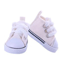 5Cm Doll Canvas Shoes Lace-up High-top Sneaker For 14inch Wellie Wisher Doll Toy 1/6 Bjd Paola 20Cm K-pop Cotton Doll Clothes