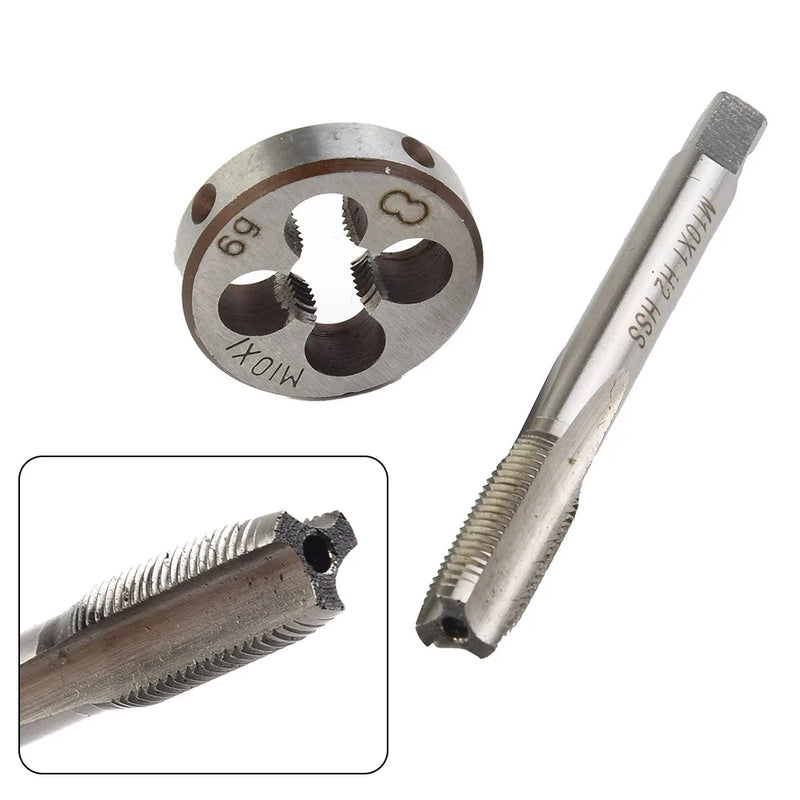 HSS M10 X 1mm Tap & M10 X 1.0mm Die Metric Thread Right Hand Metalwork Tool Ferramentas Tools Herramientas Hand Tools Outillage