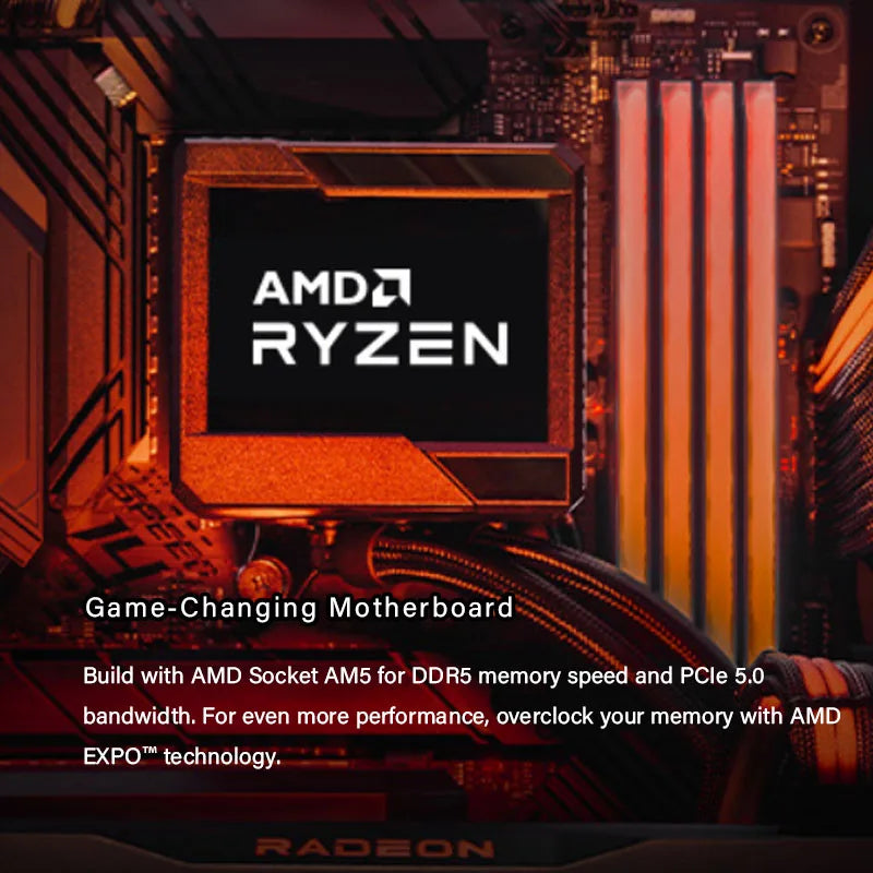 AMD Ryzen 7 7700 Processor 5.3GHz 8-Core 16-Thread 40MB Game Cache 5NM TDP 65W Socket AM5 Gaming CPU Integrated Graphics