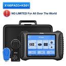 XTOOL X100 PAD3 V2.0 Elite Auto Key Programmer X100PAD3 IMMO Key Programming Tools All Key Lost All System Diagnostic With KC100