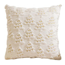 Christmas Tree Pillow Covers 45x45cm Soft Plush Pillowcase Couch Cushion Case for Couch Sofa Holiday Festivals Winter Home Decor