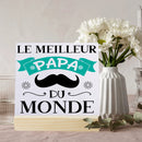 French Printed Plaque Sign Gifts Dad Birthday Gift Ceramics Wooden Decoration Present Father's Day Festive Best Gifts for Daddy