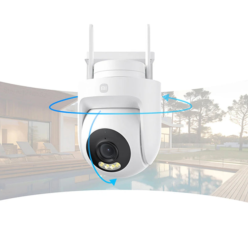 NEW Xiaomi Outdoor Camera CW500 Security Protection WiFi 6 CCTV 3K Ultra HD Resolution Full-Color Night Vision IP66 Smart Home