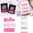 Stacking Shadow Happy Birthday/Happy Easter Metal Cutting Dies Sentiments Words Die Cut For DIY Scrarpbooking Paper Cards Making