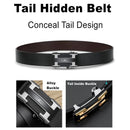 Fashion Business Men'S Belt Genuine Luxury Brand Belt Metal Buckle Belt High-Quality Leather Soft Belt With Cargo Pants Jeans