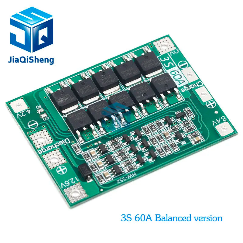 3S/4S 40A 60A Li-ion Lithium Battery Charger Protection Board 18650 BMS For Drill Motor 11.1V 12.6V/14.8V 16.8V Enhance/Balance