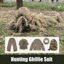 Hunting Ghillie Suit Bird Watching Ghillie Suit 5-piece Ghillie Suit Set for Youth Adults Woodland Camouflage Hunting Apparel