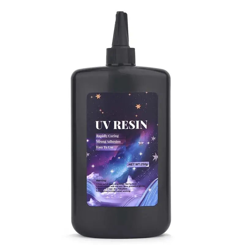 25/50/100/120/200/250g UV Resin Glue Quick-Drying Kit Super Bonding Glass Metal Ceramics UV Glue Black Light Epoxy Resin Glue