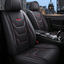 Universal 5-Seat PU Leather Car Seat Covers Full set Front Rear Seat Cushion Anti-scratch Protection For Sedan SUV