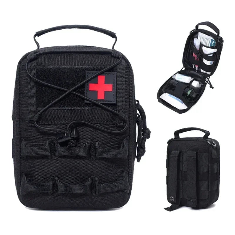 EDC Medical Pouch Survival EMT Emergency Tool Bag Waist Pack Camping Hunting Pouch Tactical Molle First Aid Kit Bag