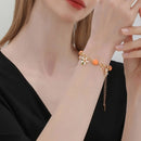 R2LE Trendy Orange Bracelet Jewelry Accessory for Fashionable Individuals Wear