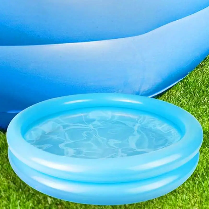 Inflatable Foot Bath Footbath Foot Soaking Bath Basin For Swimming Pool To Clean Feet Sturdy Versatile Blue Inflatable Basin
