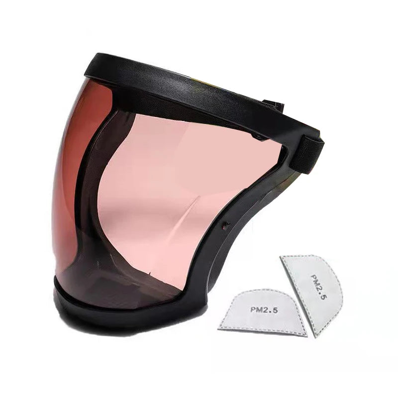 Welding Protective Mask Full Face Shield Protection Mask Transparent Work Facial Protector Face Outdoor Protective Welding Cap