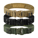 Men's Belt Outdoor Camouflage Tactical Belt Oxford Cloth Belt Mountaineering Belt Nylon Wide Waist Belt Work Belt Neutral Belts