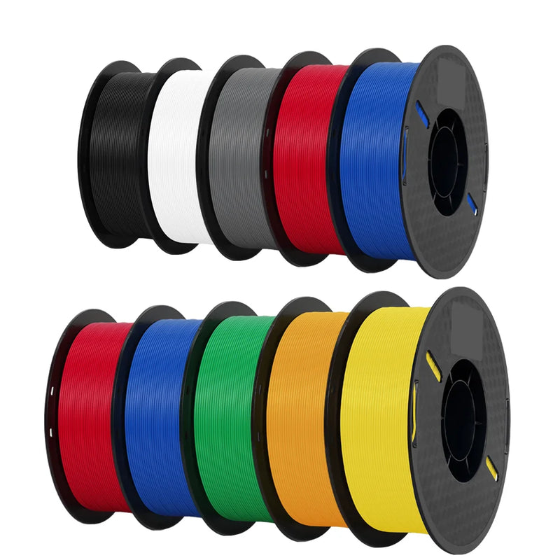 Tri-Color Dual-Color Silk Rainbow PLA Filament 1.75mm Accuracy+/-0.03mm 3D Printer Filament Compatible with Most FDM Printers