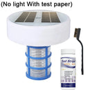 Chlorine-Free Sun Shock & Water Purifier 85% Less Chlorine Solar Copper Pool Ionizer Auto Switch RGB Night Light Up To 35000 Gal