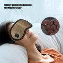 Electric Jade Eye Stone Mask Tourmaline Heating Eye Massager Hot Compress For Eye Muscle Relaxation Relieve Insomnia