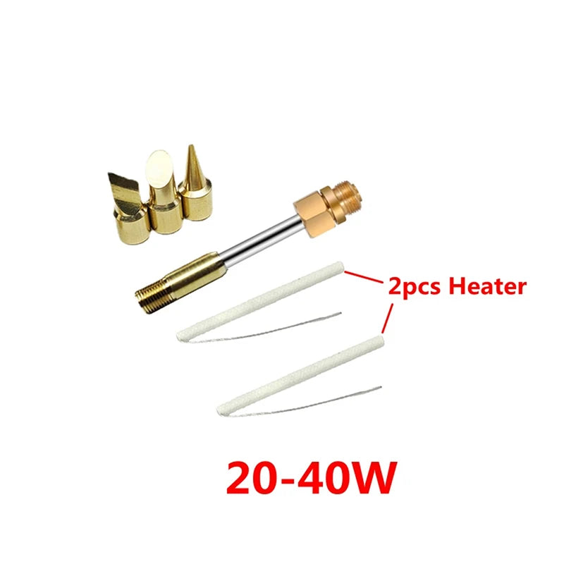 2023 Mini Portable USB Soldering Iron Tip 510 Interface 5V Battery Soldering Iron Tip Cutter Head Horseshoe Pointed 20w-40w