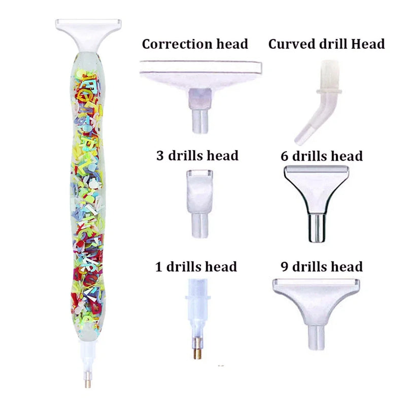 Diamond Art Painting Pen Drill Tips Gem Picker Tool Kits Tool Accessories Stylus Nail Art Cross Stitch Decoration Easter DIY